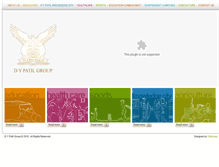 Tablet Screenshot of dypatil.com